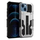 For iPhone 14 Vanguard Warrior All Inclusive Double-color Phone Case (Silver) - 1