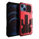 For iPhone 14 Plus Vanguard Warrior All Inclusive Double-color Phone Case (Red) - 1