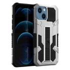 For iPhone 14 Plus Vanguard Warrior All Inclusive Double-color Phone Case (Silver) - 1