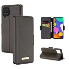 For Samsung Galaxy F62 / M62 MUXMA MX115 Cross Texture Oil Edge Flip Leather Phone Case(Grey) - 1