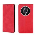 For Honor Magic3 Pro Skin Feel Magnetic Horizontal Flip Leather Phone Case(Red) - 1