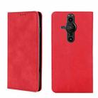 For Sony Xperia Pro-I Skin Feel Magnetic Horizontal Flip Leather Phone Case(Red) - 1