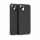 For iPhone 13 Lens Glass Film Liquid State Phone Case(Black) - 1