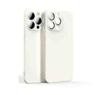 For iPhone 12 Pro Max Lens Glass Film Liquid State Phone Case(White) - 1