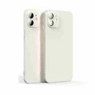 Lens Glass Film Liquid State Phone Case For iPhone 11(White) - 1