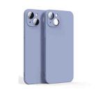 For iPhone 13 mini Lens Glass Film Liquid State Phone Case (Purple) - 1