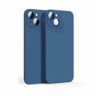 For iPhone 13 mini Lens Glass Film Liquid State Phone Case (Blue) - 1