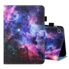 For Lenovo Tab M10 Plus 10.6 3rd Gen 2022 Coloured Drawing Stitching Smart Leather Tablet Case(Starry Sky) - 1