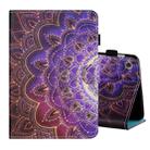 For Lenovo Tab M10 3rd Gen Coloured Drawing Stitching Smart Leather Tablet Case(Mandala) - 1