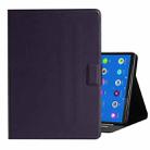 For Lenovo Tab M10 Plus 10.6 3rd Gen 2022 Solid Color Smart Leather Tablet Case(Purple) - 1