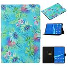 For Lenovo Tab M10 Plus 10.6 3rd Gen 2022 Voltage Coloured Drawing Smart Leather Tablet Case(Flowers) - 1