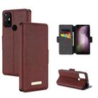 For Motorola Moto G30 / G10 MUXMA MX115 Cross Texture Oil Edge Flip Leather Phone Case(Red) - 1