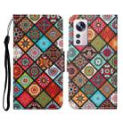 For Xiaomi 12 Lite Colored Drawing Pattern Flip Leather Phone Case(Ethnic Style) - 1