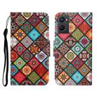 For OPPO A96 4G / Realme 9i Colored Drawing Pattern Flip Leather Phone Case(Ethnic Style) - 1
