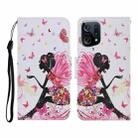 For OPPO Find X5 Colored Drawing Pattern Flip Leather Phone Case(Dancing Girl) - 1