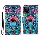 For OPPO Find X5 Colored Drawing Pattern Flip Leather Phone Case(Mandala) - 1