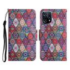 For OPPO Find X5 Colored Drawing Pattern Flip Leather Phone Case(Diamond Kaleidoscope) - 1