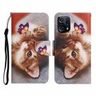 For OPPO Find X5 Colored Drawing Pattern Flip Leather Phone Case(Butterfly Cat) - 1