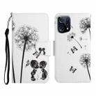 For OPPO Find X5 Colored Drawing Pattern Flip Leather Phone Case(Dandelion) - 1