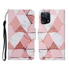 For OPPO Find X5 Pro Colored Drawing Pattern Flip Leather Phone Case(Marble) - 1