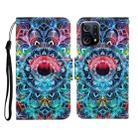 For OPPO Find X5 Pro Colored Drawing Pattern Flip Leather Phone Case(Mandala) - 1