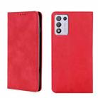 For OPPO K9s/Realme Q3s Skin Feel Magnetic Horizontal Flip Leather Phone Case(Red) - 1