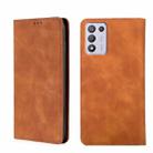 For OPPO K9s/Realme Q3s Skin Feel Magnetic Horizontal Flip Leather Phone Case(Light Brown) - 1