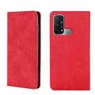 For OPPO Reno5 A Skin Feel Magnetic Horizontal Flip Leather Phone Case(Red) - 1
