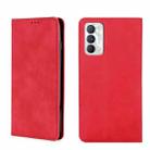 For OPPO Realme GT Master/Realme Q3 Pro Carnival Skin Feel Magnetic Horizontal Flip Leather Phone Case(Red) - 1