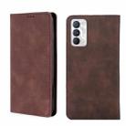 For OPPO Realme GT Master/Realme Q3 Pro Carnival Skin Feel Magnetic Horizontal Flip Leather Phone Case(Dark Brown) - 1