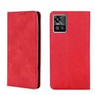 For vivo S10/S10 Pro Skin Feel Magnetic Horizontal Flip Leather Phone Case(Red) - 1