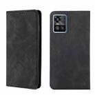 For vivo S10/S10 Pro Skin Feel Magnetic Horizontal Flip Leather Phone Case(Black) - 1