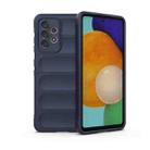 For Samsung Galaxy A52 5G Magic Shield TPU + Flannel Phone Case(Dark Blue) - 1