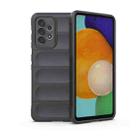 For Samsung Galaxy A52 5G Magic Shield TPU + Flannel Phone Case(Dark Grey) - 1