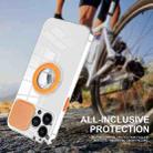 Sliding Camera Cover Design TPU Phone Case For iPhone 13 Pro(Orange) - 7