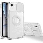 For iPhone XR Sliding Camera Cover Design TPU Phone Case(White) - 1