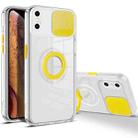 For iPhone XS Max Sliding Camera Cover Design TPU Phone Case(Yellow) - 1