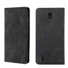 For Nokia C01 Plus/C1 2nd Editon Skin Feel Magnetic Horizontal Flip Leather Phone Case(Black) - 1
