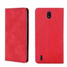 For Nokia C01 Plus/C1 2nd Editon Skin Feel Magnetic Horizontal Flip Leather Phone Case(Red) - 1