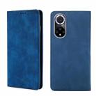 For Huawei nova 9 Skin Feel Magnetic Horizontal Flip Leather Phone Case(Blue) - 1