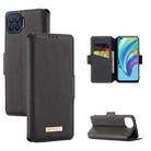 For OPPO F17 Pro MUXMA MX115 Cross Texture Oil Edge Flip Leather Phone Case(Grey) - 1