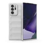 For Samsung Galaxy Note20 Ultra Magic Shield TPU + Flannel Phone Case(White) - 1