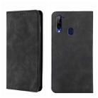 For ZTE Libero 5G Skin Feel Magnetic Flip Leather Phone Case(Black) - 1