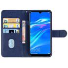 For Huawei Enjoy 9 Leather Phone Case(Blue) - 3