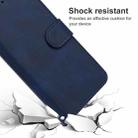 For Huawei Enjoy 9 Leather Phone Case(Blue) - 5