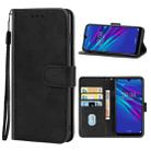 For Huawei Enjoy 9e Leather Phone Case(Black) - 1