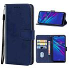 For Huawei Enjoy 9e Leather Phone Case(Blue) - 1