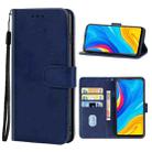 For Huawei Enjoy 10 Leather Phone Case(Blue) - 1