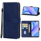 For Huawei Enjoy 10s Leather Phone Case(Blue) - 1