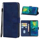 For Huawei Mate 20 Pro Leather Phone Case(Blue) - 1